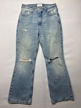 FRAME  Women's Le High'N'Tight Crop Mini Boot Blue‎ Jeans - 25 (26x26.5)*